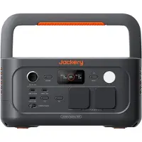 Jackery Station d'alimentation portable Explorer 500 V2, générateur solaire 512 Wh, 230 V/500 W (puissance de crête 1 000 W) avec recharge rapide, batterie LiFePO4, pour le camping et les camping-cars