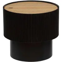 Atmosphera Table basse avec espace de rangement ENOLA, ronde, Ø 38,5 cm