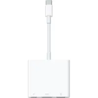 Apple Adaptateur Multiport Av Numérique Usb‑c Blanc (mw5m3zm/a)