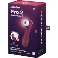 Satisfyer PRO 2 Generation 3 Connect App Stimulateur clitoridien wine 16,2 cm