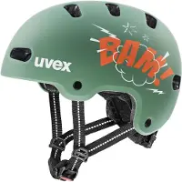 Uvex Kid 4 Style, casque vélo, junior, vert/orange