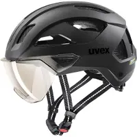 Uvex Stride Visor, casque de vélo, noir