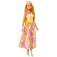 Barbie Poupée MATTEL dans une robe HRR07