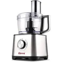 Girmi RB76 robot de cuisine 600 W 1,2 L Noir, Acier inoxydable