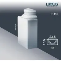 ORAC Decor K1131 LUXXUS Demi-colonne Base de pilier pour colonne | 57 cm