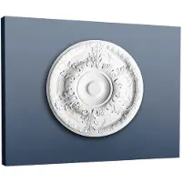 ORAC Decor R18 LUXXUS Rosace Décoration de plafond Elément de stuc | d 49 cm