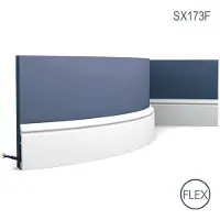 ORAC Decor SX173F AXXENT CONTOUR Plinthe Moulure flexible Moulure décorative 2 m