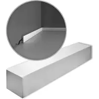 ORAC Decor SX162-box AXXENT SQUARE 1 carton 36 pièces Plinthes | 72 m