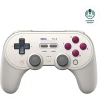 8Bitdo Pro 2 Hall Edition Pc Wireless Gamepad Argenté