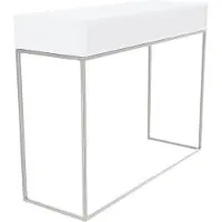 Jan Kurtz Table console DINA, 100x34x78 cm, Structure : acier inoxydable (100 x 34 x 78 cm)