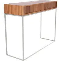 Jan Kurtz Table console DINA, 100x34x78 cm, Structure : acier inoxydable (100 x 34 x 78 cm)