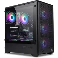 Alpha38 IT PC gaming Broonbee, station de travail haut de gamme avec processeur Intel Xeon 12 cœurs | Carte graphique Nvidia GeForce RTX 3050 6 Go | 16 Go de RAM | SSD NVMe M.2 de 512 Go | Windows 11 Pro