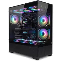 Alpha38 IT PC gaming TT WaKü haut de gamme avec processeur AMD Ryzen 5500 | Carte graphique Nvidia GeForce RTX 5060 8 Go | 32 Go de RAM DDR4 | SSD NVMe M.2 de 1 To | Windows 11 Pro