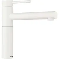 BLANCO ALTA II Robinet de cuisine Robinet haute pression blanc granite argenté
