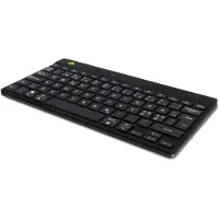 R-Go Tools Clavier ergonomique R-Go Compact Break, clavier compact avec logiciel de pause, QWERTY (NORDIC), Bluetooth, noir