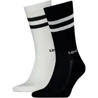 Levi's Chaussettes - Regular Cut - 2 Pack - Noir/Blanc - - 39/42 - Chaussettes