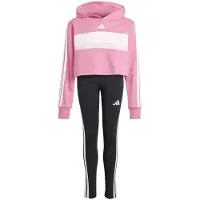Adidas Survêtement 'Essentials Tiberio' rose / noir / blanc