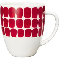 Arabia Tuokio Mug, red, 0.34L, Tasse, Rouge