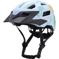 Wozinsky Casque VTT pour enfants avec visière amovible Système 360° S Bleu clair