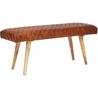 Wohnling cuir véritable (115 cm)