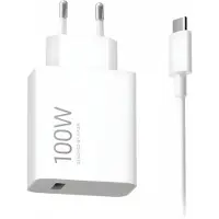 Xiaomi Chargeur Secteur 100W HyperCharge Type-A MDY-19-ER + Câble USB-A vers USB-C 1M