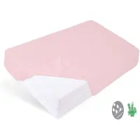 Matex Drap housse imperméable - - BAMBOO - Rose - 70x140 cm - Certificat OEKO-TEX