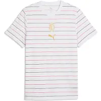 Puma Ac Milan Culture Aop Short Sleeve T-shirt Beige S Homme