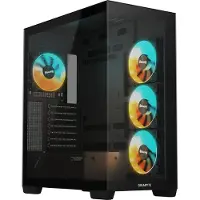 Gigabyte C500 Panoramic Stealth Pc Tower Case Noir