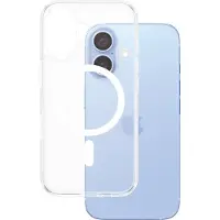 PanzerGlass HardCase (Apple iPhone 16), Coque pour téléphone portable, Blanc, Transparent