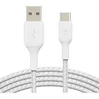 Belkin - BRAIDEDC-A 0.15M, WHT - BRAIDEDC-A 0.15M,