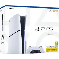PS PS5 Disc Konsole, Console de jeu, Blanc, Noir