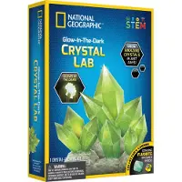 National Geographic Laboratory pour cultiver des cristaux qui brillent dans l'obscurité