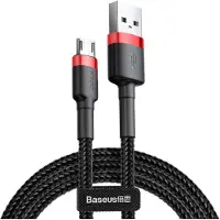Baseus Cafule 2.4A 1M Usb to Micro Usb Cable (Rouge/Noir)