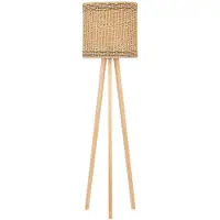 Lyora Lampadaire Plette Rotin