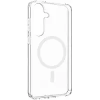 FIXED FIXÉ MagPure avec support Magsafe et Qi2 pour Samsung Galaxy S25+ clair