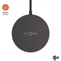 FIXED Chargeur inductif, Qi2, 15W, avec MagSafe, MagPad Slim, noir