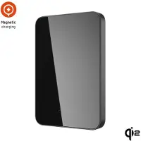 FIXED Batterie externe sans fil pour MagSafe, MagZen 5 Crystal, Qi2, USB-C 20 W avec câble, rose