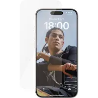 PanzerGlass SAFE. Protecteur d'écran Ultra-Wide Fit (1 pcs, Apple iPhone 15 Pro), Téléphone portable : film de protection, Transparent