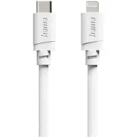 Hama Câble de charge, USB-C - Lightning, pour iPhone/iPad, MFi, 2 m, blanc