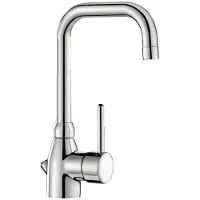 Delabie Mitigeur de lavabo mécanique monotrou avec bec orientable - - 2506T1