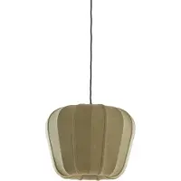 Light & Living Lampe pendante Japandi Zubedo Ø 49,5cm - vert olive