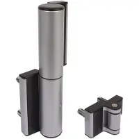 Locinox Ferme portillon 2/1 charnière argent largeur 1,1m 75kg maximal - - P00008665-SILV