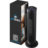 Aironex Radiateur Électrique 2000 Watts de - Ventilateur Chauffant Céramique Noir - Chauffage Électrique - Chauffage Électrique - Radiateur - Ventilateur Chauffant avec Télécommande et Fonction Timer