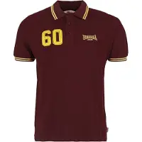 Lonsdale T-Shirt 'Hellister' jaune / lie de vin