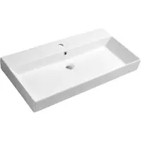 Hak KARE 85 lavabo en céramique 85x45cm, blanc