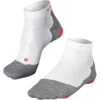 Falke Chaussettes de sport gris foncé / rouge / blanc