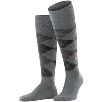 Burlington Mi-bas gris clair,