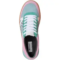 Morrison Baskets basses 'Nineties' turquoise / bleu clair / rose / blanc