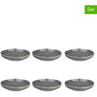 Bjorn Assiette creuse STELLAR Ø22.5cm - 6 pièces - Gris béton