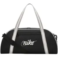 Nike Sac de sport 'Gym Club' mastic / noir / blanc